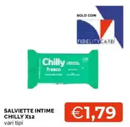 Mercatò Salviette intime Chilly offerta