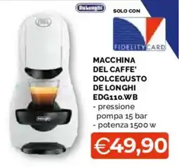 Mercatò Big Macchina del caffè Dolce Gusto de Longhi offerta