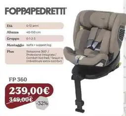 Iperbimbo Foppapedretti FP 360 offerta