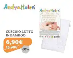 Iperbimbo Andy&Helen Cuscino letto in bamboo offerta