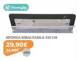 Iperbimbo Sponda ribaltabile WonderLife offerta