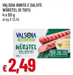 Famila Valsòia würstel di tofu offerta