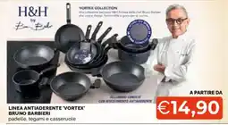 Mercatò H&H by Bruno Barbieri linea antiaderente 'vortex' padelle, tegami e casseruole offerta