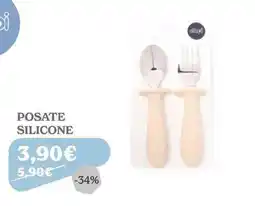 Iperbimbo Posate silicone offerta