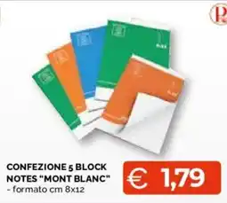 Mercatò Extra Block notes Mont Blanc offerta
