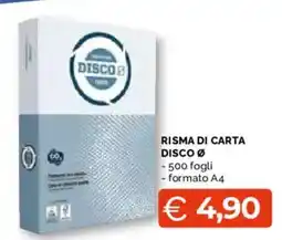 Mercatò Extra Risma di carta Disco Ø offerta