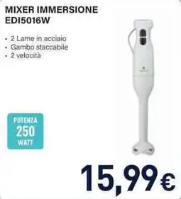 Unieuro Mixer immersione EDI5016W offerta