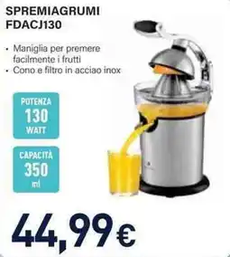 Unieuro Spremiagrumi FDACJ130 offerta