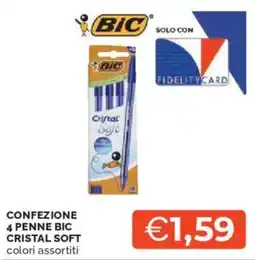 Mercatò Penne Bic Cristal Soft offerta