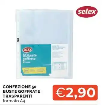 Buste goffrate trasparenti Selex