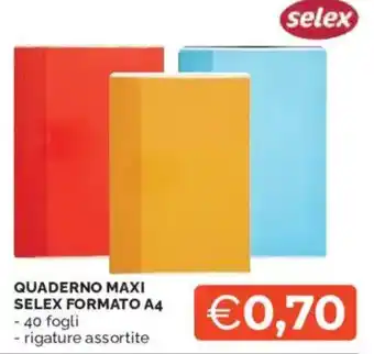 Quaderno Maxi Selex