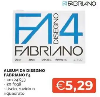 Album da disegno Fabriano F4