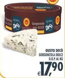 Deco Supermercati Gorgonzola Dolce D.O.P. Gusto Decò offerta