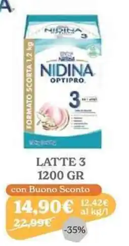 Iperbimbo Nidina Optipro 3 offerta