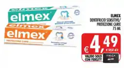 Deco Supermercati Elmex dentifricio sensitive/protezione carie offerta