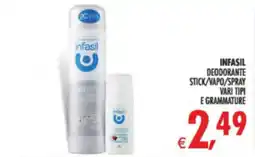 Deco Supermercati Infasil deodorante offerta
