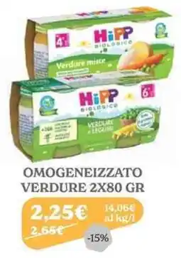 Iperbimbo HiPP Biologico Omogeneizzato Verdure offerta