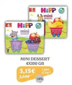 Iperbimbo HiPP mini desserts offerta