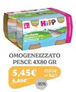 Iperbimbo HiPP Merluzzo offerta