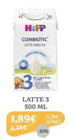 Iperbimbo HiPP Combiotic Latte Crescita offerta