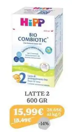 Iperbimbo HiPP BIO COMBIOTIC Latte di proseguimento bio offerta