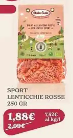 Iperbimbo Sport lenticchie rosse offerta