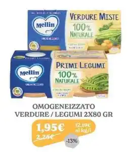 Iperbimbo Mellin omogeneizzato verdure / legumi offerta