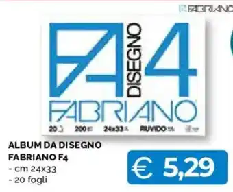 Album da disegno Fabriano F4