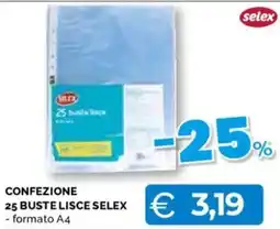 Mercatò Big Buste lisce Selex offerta