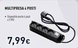 Unieuro Multipresa 4 posti offerta