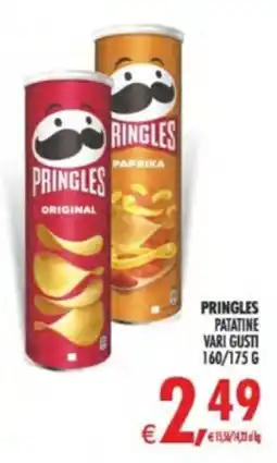 Deco Supermercati Pringles patatine vari gusti offerta