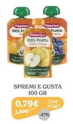 Iperbimbo Plasmon 100% Frutta offerta