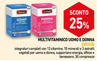 Multivitaminico uomo e donna Swisse