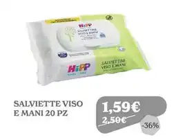 Iperbimbo Salviettine viso e mani Hipp offerta
