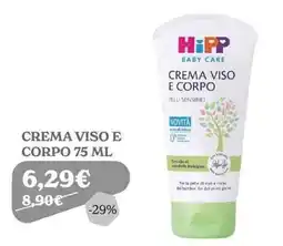 Iperbimbo Hipp Baby Care Crema Viso E Corpo offerta