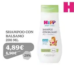 Iperbimbo HiPP Baby Care Shampoo con balsamo offerta