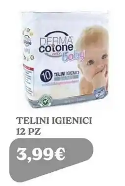 Iperbimbo Derma cotone baby telini igienici offerta
