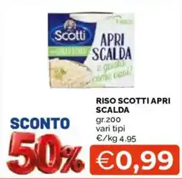 Mercatò Riso Scotti Apri Scalda offerta