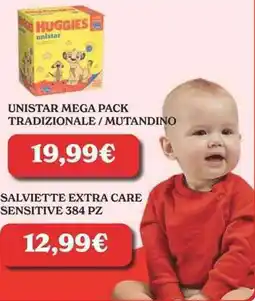 Iperbimbo Huggies unistar offerta