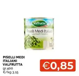 Mercatò Piselli medi italiani Valfrutta offerta