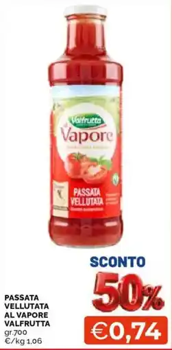 Mercatò Passata vellutata al vapore Valfrutta offerta