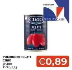 Mercatò Pomodori pelati Cirio offerta