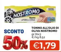 Mercatò Tonno all'olio di oliva Nostromo offerta