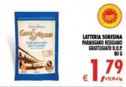Deco Supermercati Latteria SoreSina Parmigiano Reggiano Grattugiato D.O.P. offerta