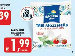 Deco Supermercati Ragusa Latte Mozzarella Tris offerta