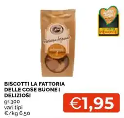 Mercatò Biscotti La Fattoria delle cose buone i deliziosi offerta