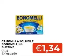 Mercatò Camomilla solubile Bonomelli offerta