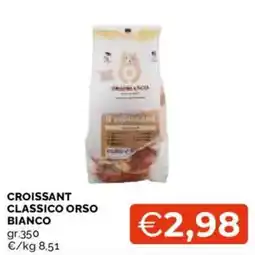 Mercatò Croissant classico orso bianco offerta
