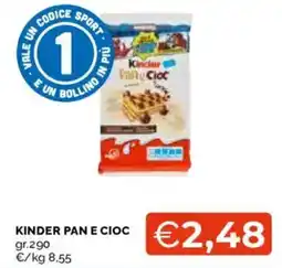 Mercatò Kinder Pan e Cioc offerta