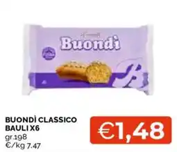 Mercatò Buondì Classico offerta